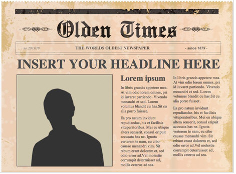 Free Newspaper Templates on Free Powerpoint Newspaper Templates Turns You Into An Instant Media