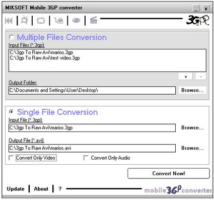 mobile3gpconverter small1 Mobile 3GP Converter lets you play your phone 