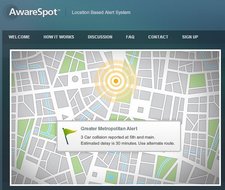 AwareSpot – get useful text message alerts direct to your mobile phone