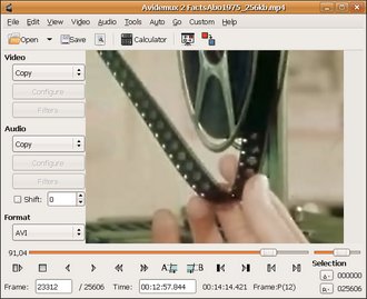 Avidemux – multi-format video editing and creation freeware