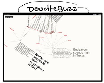 DoodleBuzz – typographic news explorer