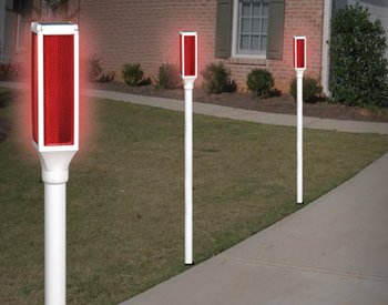 Solar Driveway Markers – never drive into your pond again