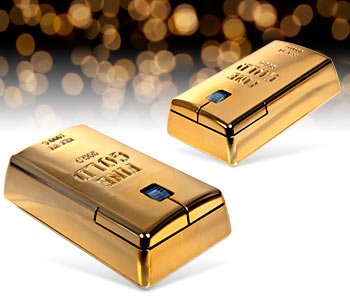Gold Bullion Mouse – celebrate the financial crisis in style