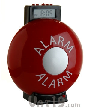Fire Bell Alarm Clock – you know, for emergencies