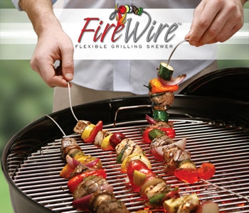 Firewire BBQ Skewers – non Euclidean cooking utensils