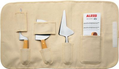 Alessi La Via Lattea – Very serious cheese knife set