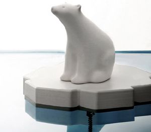 Polar Bear Bath Plug – Global warming takes a bath