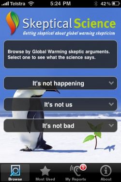 Skeptical Science iPhone App – Fights skepticism with skepticism