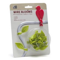 Wire Blooms – Bird on a wire cable clips tidy up the ugly wires