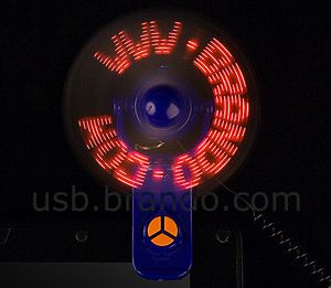 USB LED Message Fan – Classy with a capital c