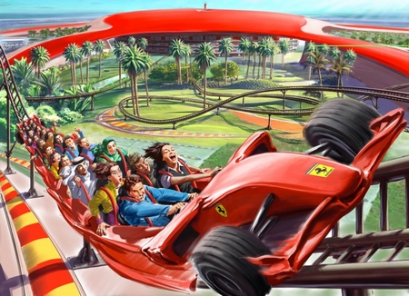 Ferrari World Formula Rossa roller coaster