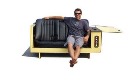 The Fridge Couch – function, art and recycling!