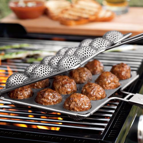 Meatball Grill Basket – cook your meatballs the grill pro way