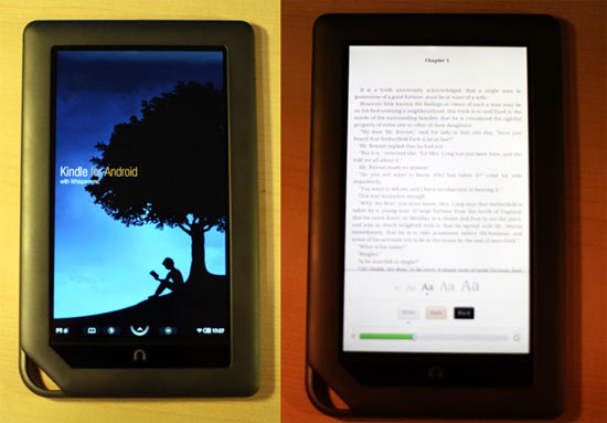 Hack your Nook Color to read Kindle books