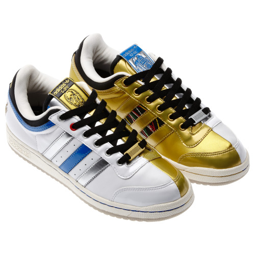 Adidas hurts my eyes with these Star Wars Top Ten Low Droid Shoes
