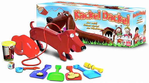 Kackel Dackel is the strange game where you pick up dog poo