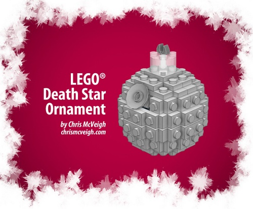 Construct your own Death Star ornament out of LEGOs