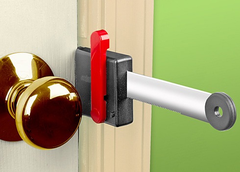 Portable Door Lock keeps everyone out of your room