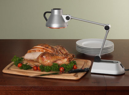 Culinary Heat Lamp keeps food warm like the pros