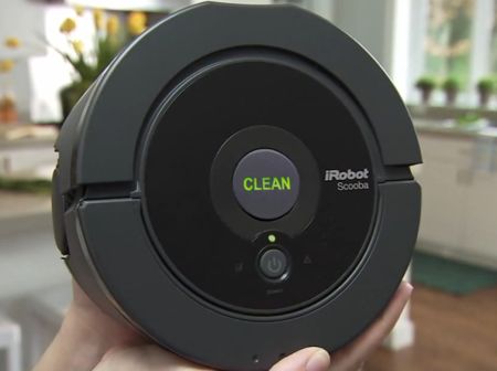 iRobot Scooba 230 is the tiniest cleaning robot
