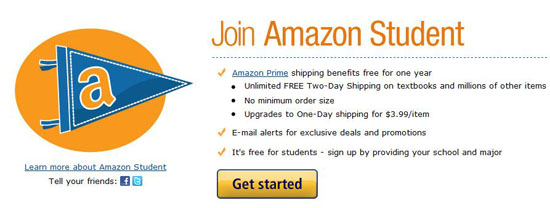 Get a year of Amazon Prime for free (even if you’re not a student)