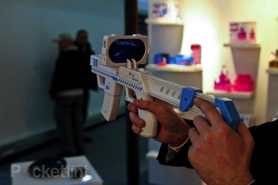 Turn your iPhone/iPod into a blaster gun toy