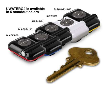 UwaterG2 is the world’s smallest waterproof MP3 player