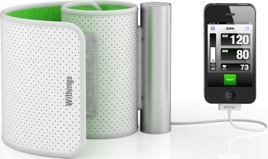 Withings Blood Pressure Cuff for iPhone