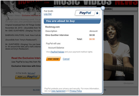 �Paypal for digital goods� gives online publishers a better way to sell their wares