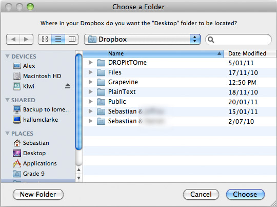 MacDropAny lets you sync any folder on your Mac with Dropbox