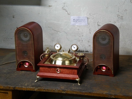 Steampunk CD Player adds some flair to your living room