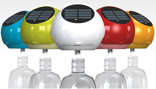 Plastic Bottle LED Light puts those old bottles to use