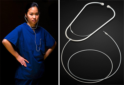 Stetheadphones are headphones disguised as a stethoscope