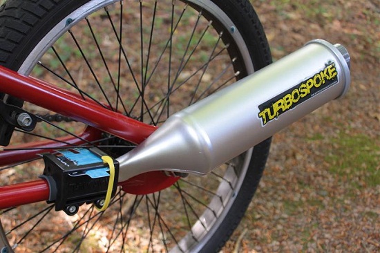 Turbospoke upgrades your bicycle’s exhaust