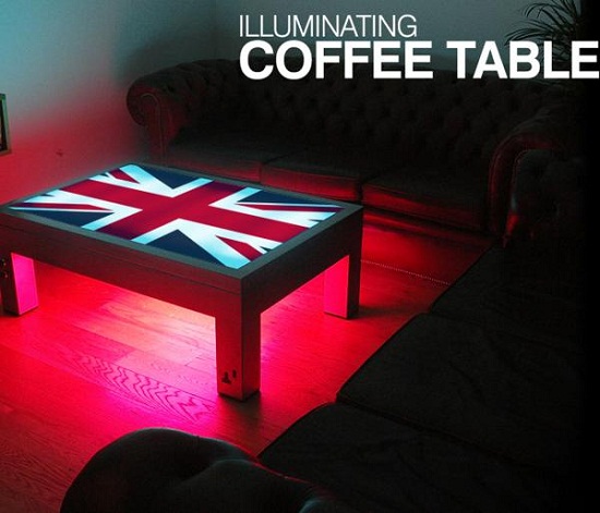 Union Flag Illuminating Coffee Table