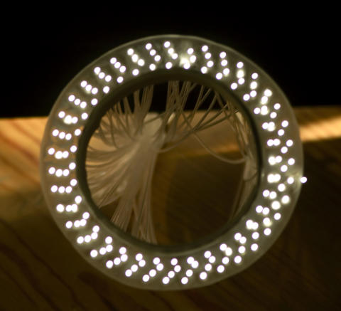 Build your own ring flash with fiber optic cables