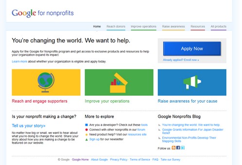 Googlefornonprofits