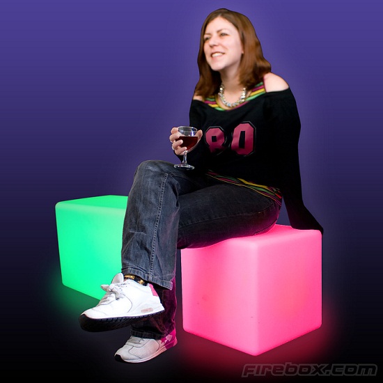 Color Changing Cube livens up your living room