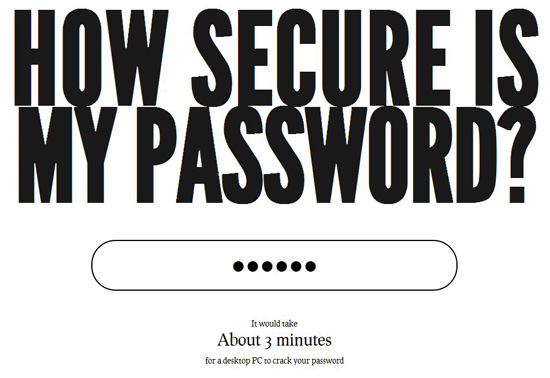How Secure Is My Password?