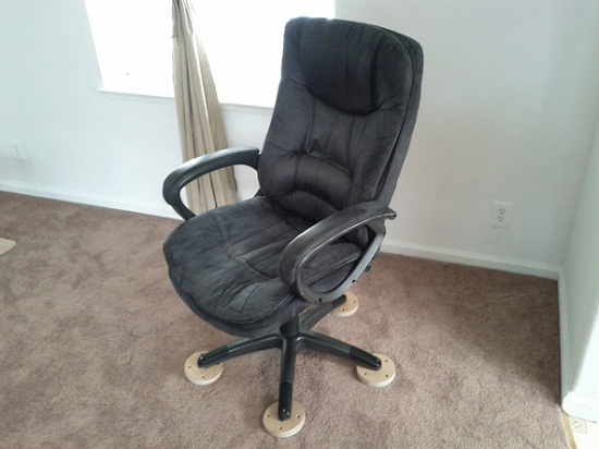 Preserve your carpet with these DIY Office Chair Glides