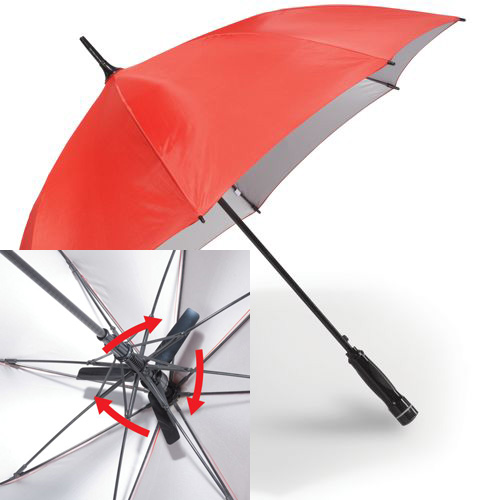Fanbrella keeps you shaded and cool