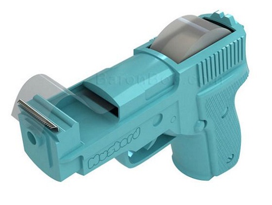 Tape Gun Dispenser livens up your boring desk