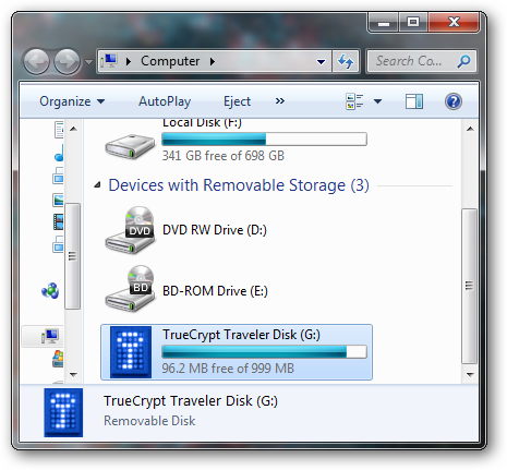 Use freeware to encrypt your flash drive contents