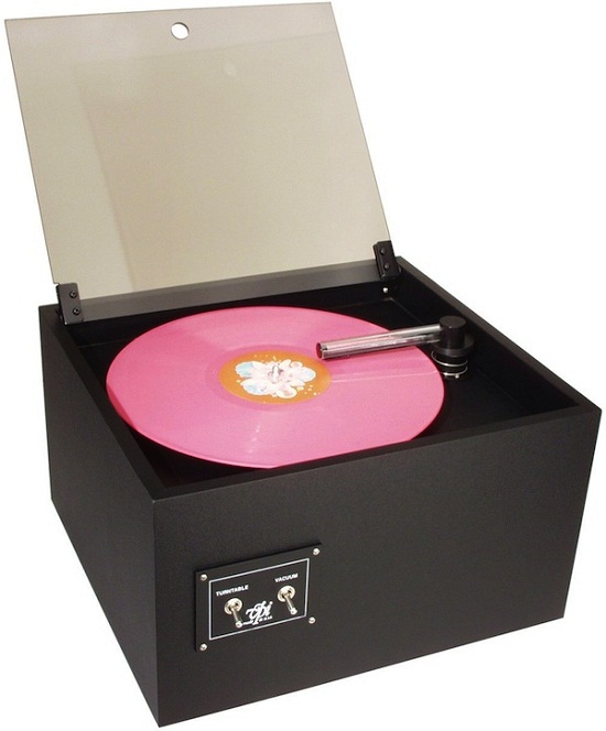 Polish those old 45’s with this Record Cleaning Machine
