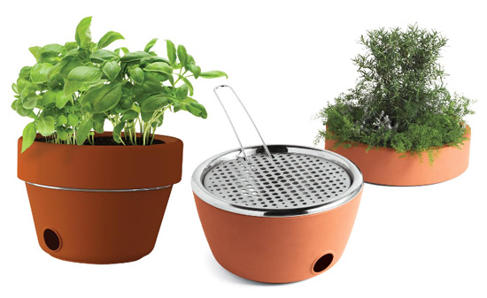 Erbe Planter/Grill combines grilling and gardening, for some reason