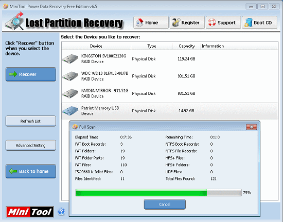 Use freeware to recover files from your broken drive