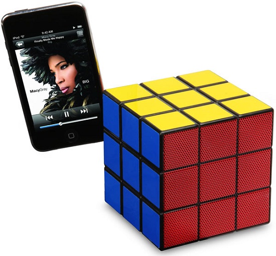 Rubik’s Cube Speaker lets you play music, not games