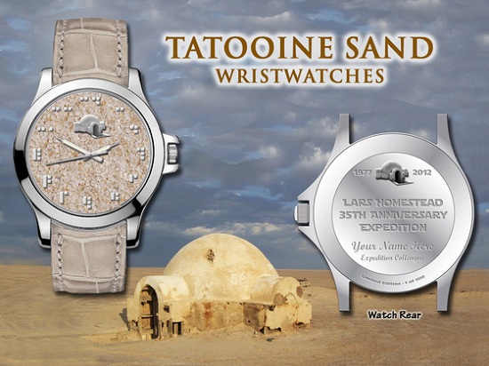 Tatooine Sand Wristwatch looks cool, and helps save the Lars homestead