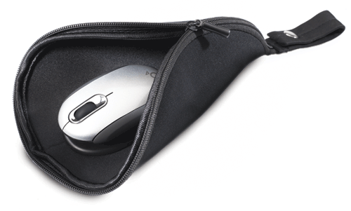 SmartFish Mouse Pad Travel Pouch serves dual purposes