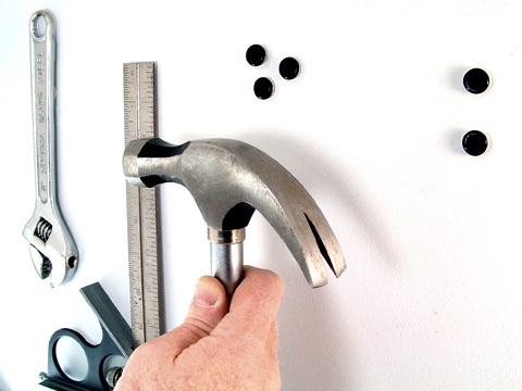 Easily hang your tools with these Tool Dots